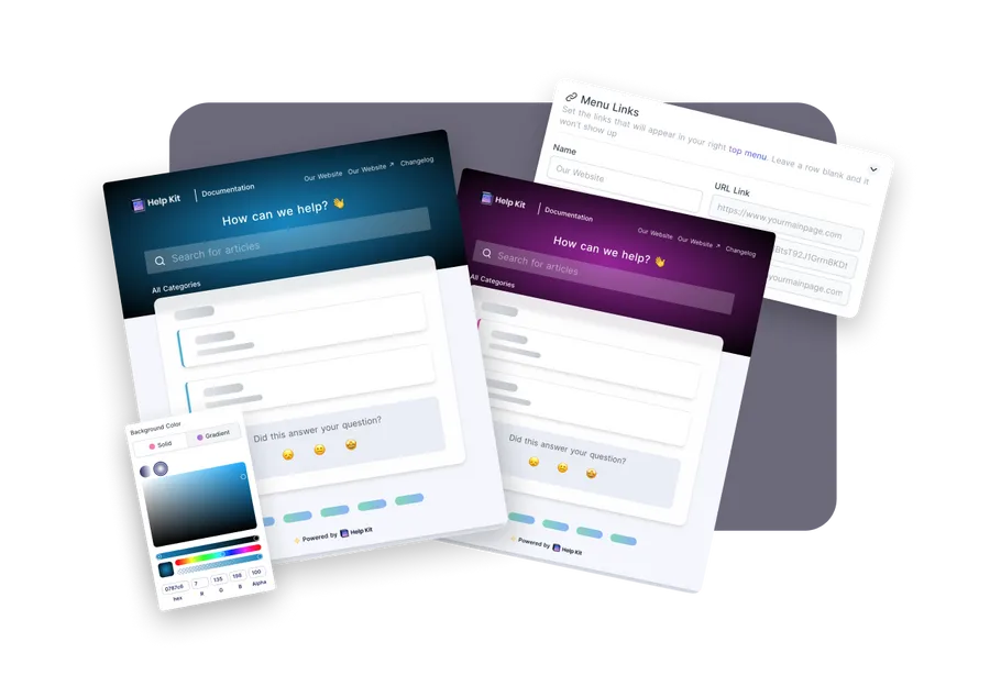 Perfectly match your site with your brand